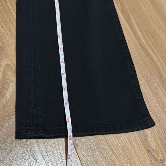 7 For All Mankind LEXIE A POCKET Boot Cut Jeans Petites 30 black jeans - Picture 6 of 6